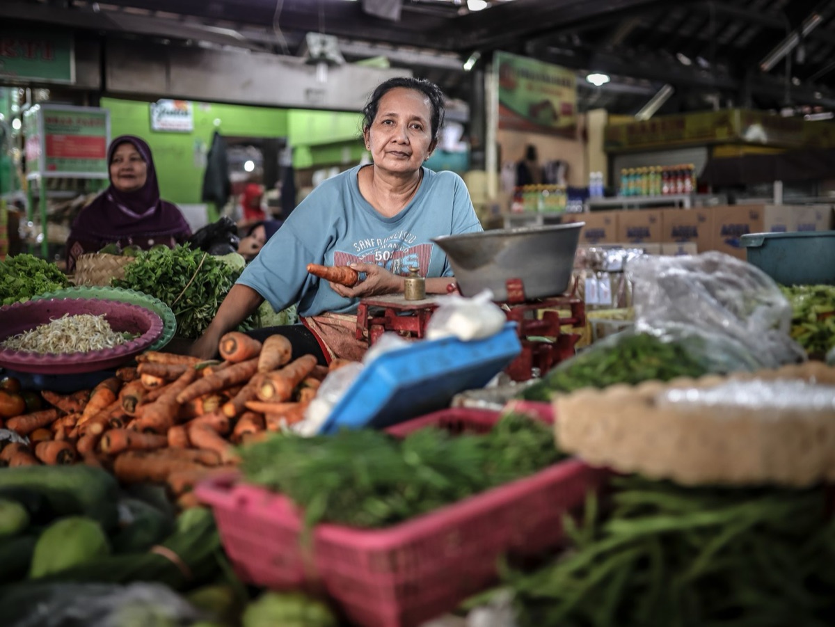 mercado de vegetais orgânicos