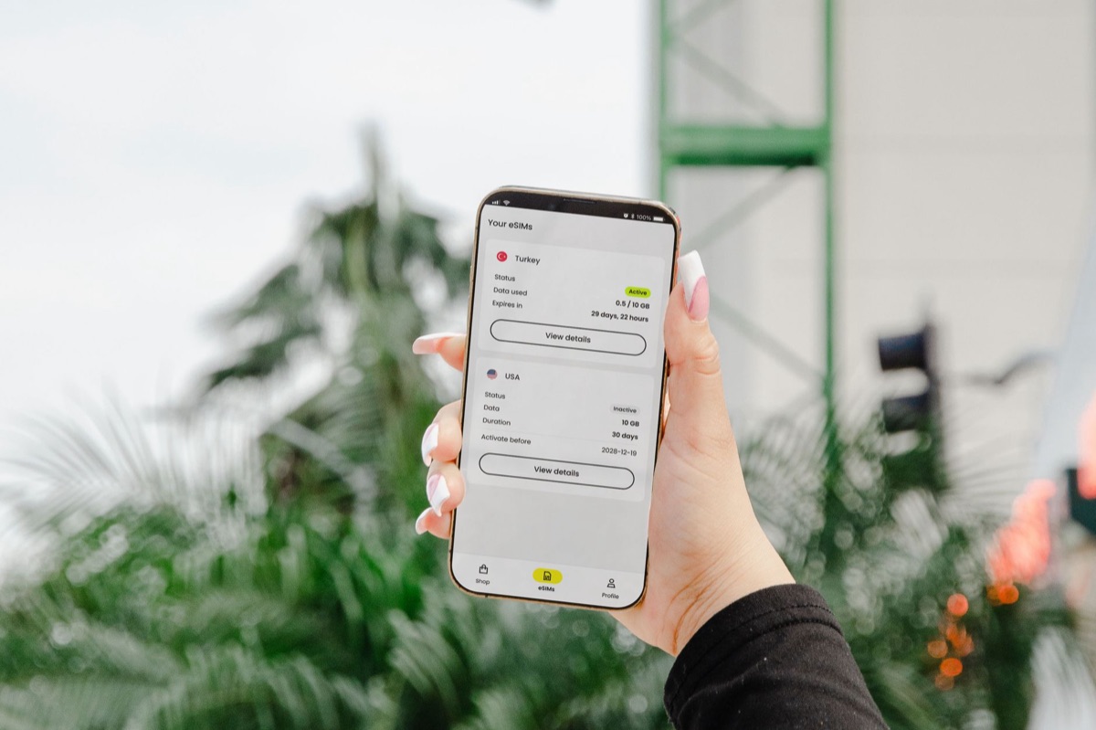 Kalorienverfolgung App-Oberfläche