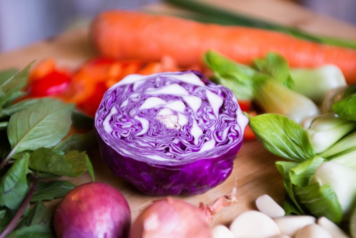 Vegetais coloridos para uma dieta