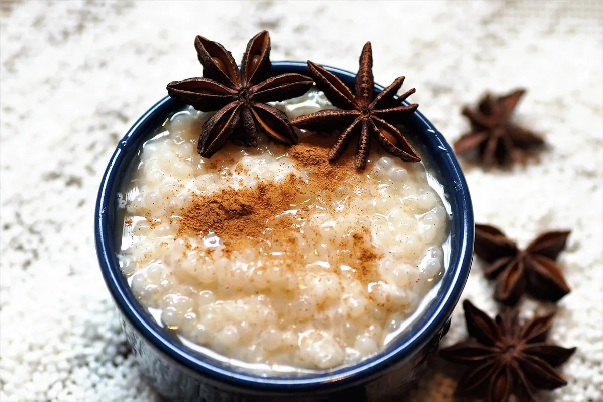 tapioca, pearls, pudding, cinnamon, tapiocový pudding, tapiocové pearls, beads, healthy, nutritious, vegetarian, gluten-free, diet, dessert, vegetarian food, bi